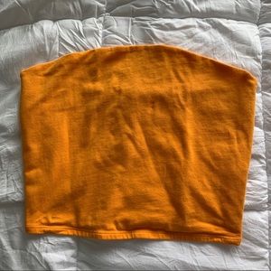 Neon Orange Tube Top